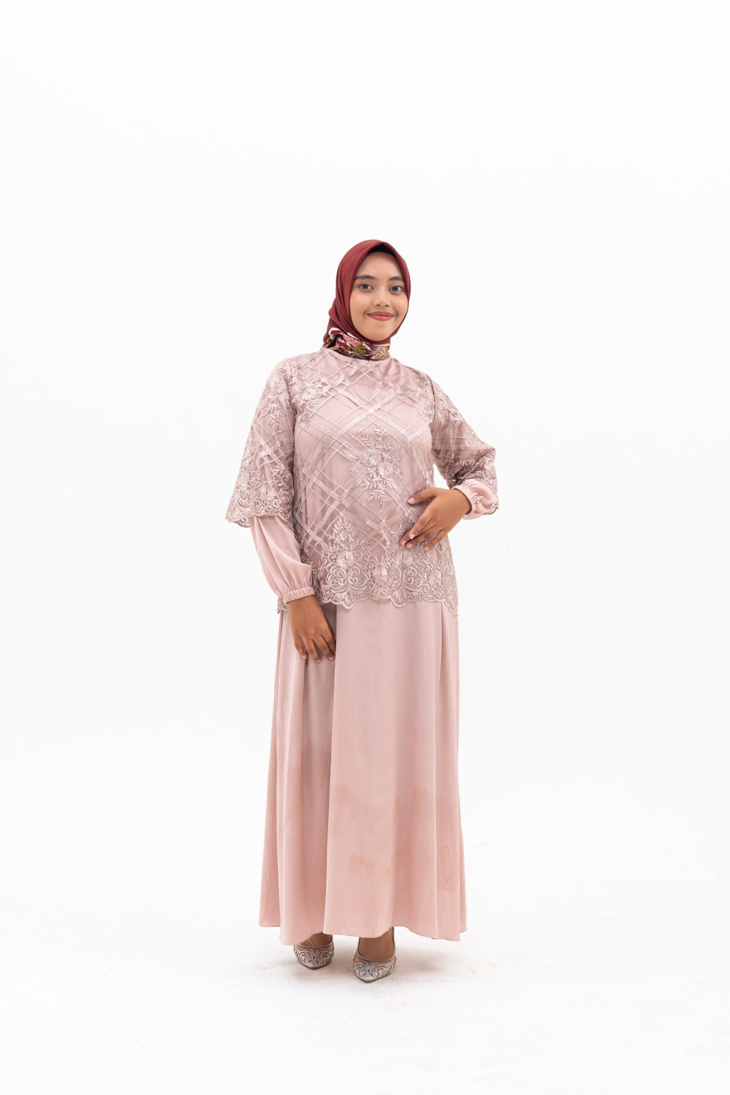 Asoka #2 dress silk mix brokat
