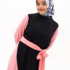 Meike tunic katun emboss pink