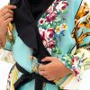 Larisa tunik silk motif bunga printed