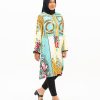 Alena tunik silk premium motif printed