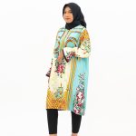 Alena tunik silk premium motif printed