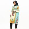 Alena tunik silk premium motif printed