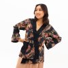 Milka blouse maxmara motif abstrak printed