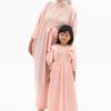 Dress family set material maxmara variasi brokat