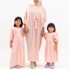 Dress family set material maxmara variasi brokat