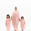 Dress family set material maxmara variasi brokat