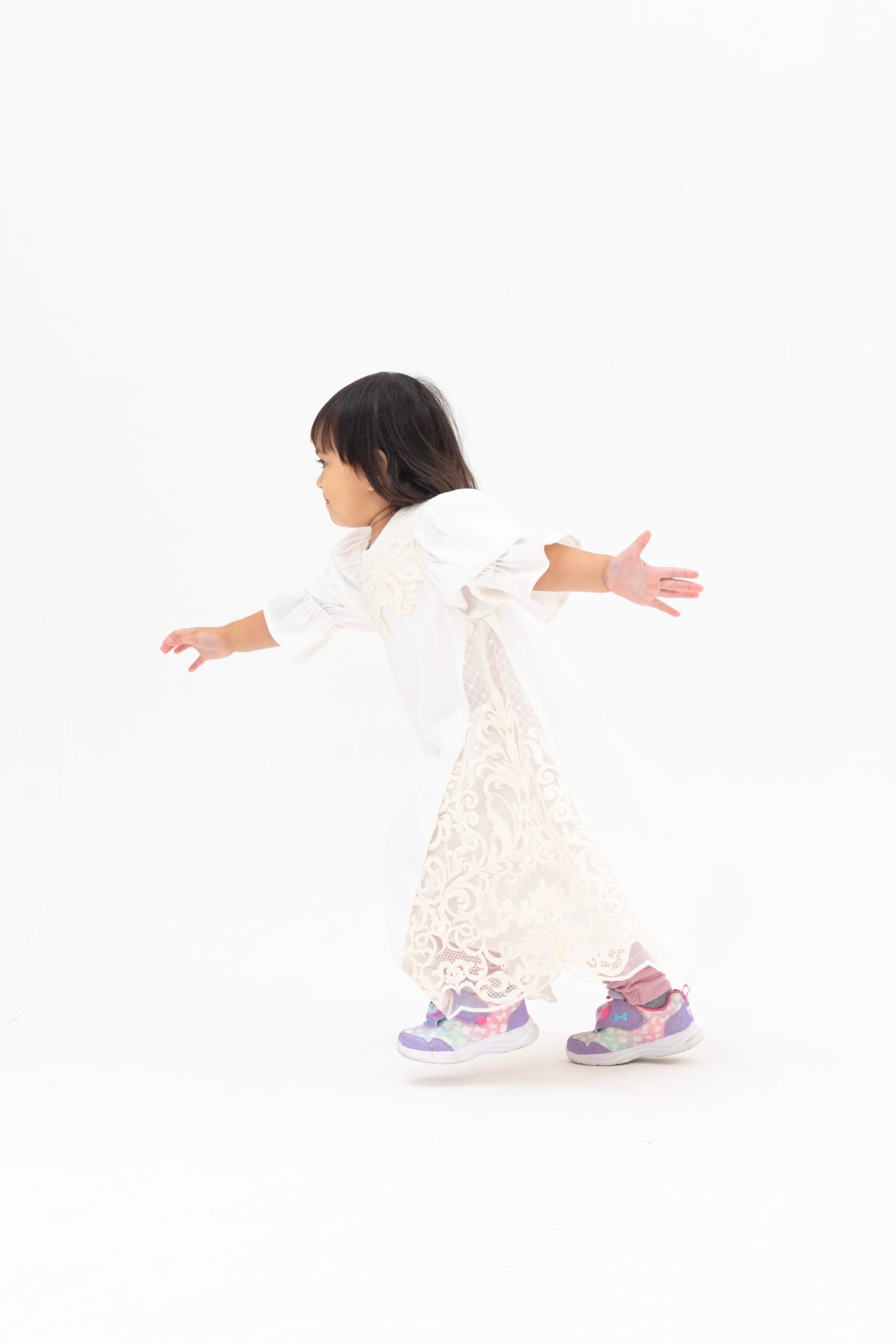 Dress anak lady zara premium mix brocade