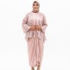 Cempaka lilit dress silk premium lengan panjang