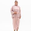 Cempaka lilit dress silk premium lengan panjang