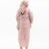 Cempaka lilit dress silk premium lengan panjang