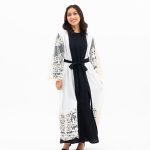 Gardenia cardigan katun polos premium kombinasi kaftan