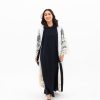 Gardenia cardigan katun polos premium kombinasi kaftan