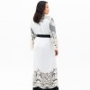 Gardenia cardigan katun polos premium kombinasi kaftan