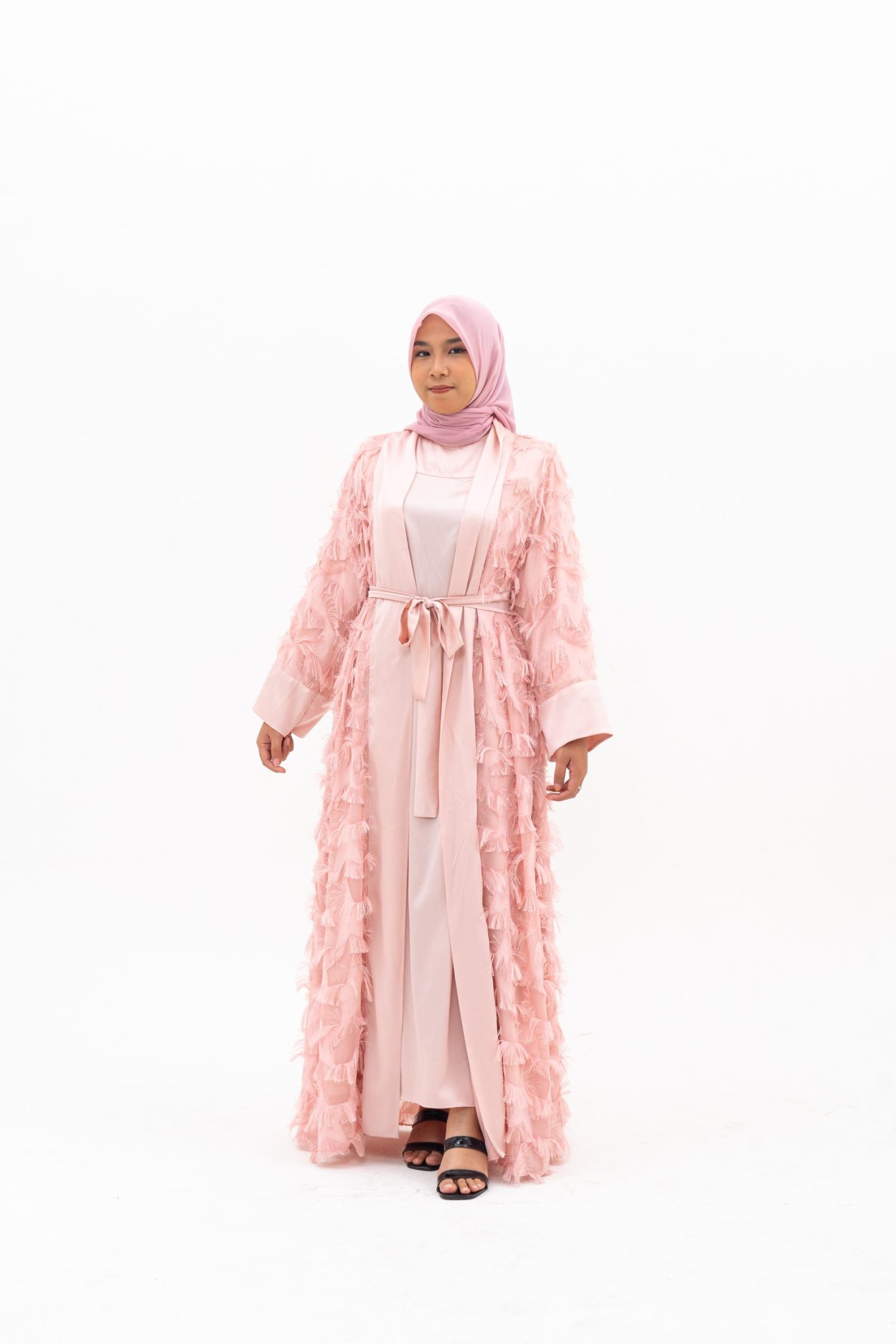Lerina cardigan motif urogiri premium lapisan dalam silk premium