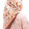 Asoka dress kombinasi outer brokat lengan suai