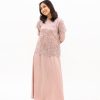 Alamanda dress silk outer layer brocade