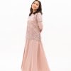 Alamanda dress silk outer layer brocade