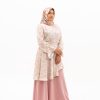 Dahlia dress  lady zara motif natural