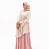 Dahlia dress  lady zara motif natural
