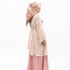 Dahlia dress  lady zara motif natural