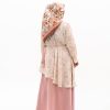 Dahlia dress  lady zara motif natural