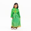 Stelan baju adat anak satin renda mas