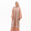 Rose dress material maxmara mix brokat