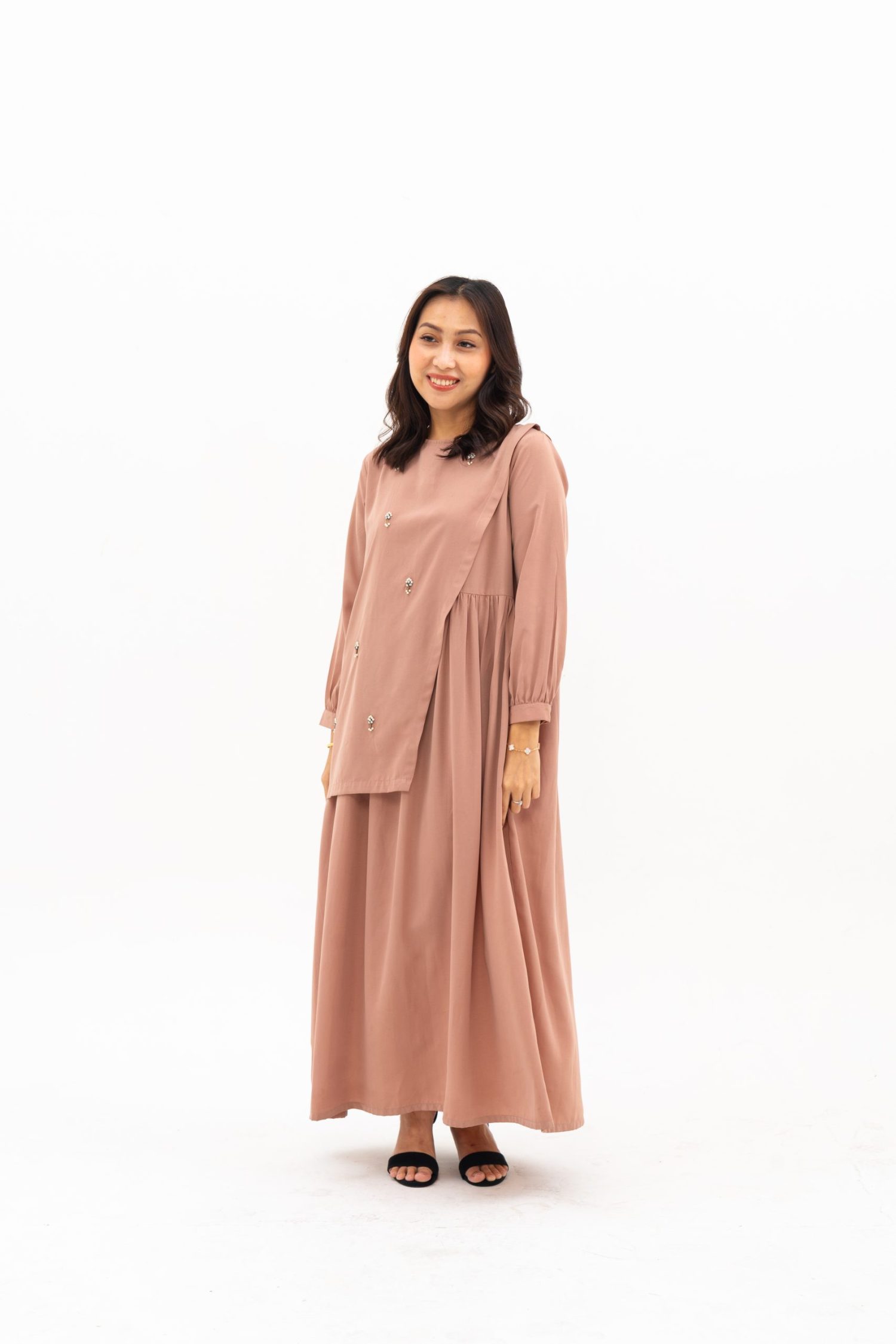 Bougenvile dress material monalisa hiasan payet