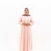 Lily dress outer urogiri peach inner layer premium