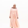 Lily dress outer urogiri peach inner layer premium