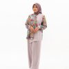 Brenda one set katun emboss kombinasi madam seksi