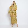 Zanueba setelan baju kurung brokat tile inner maxmara