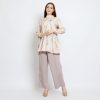 Renata #1 Blouse Monalisa Motif Printed
