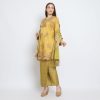 Zanueba setelan baju kurung brokat tile inner maxmara