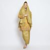 Zanueba setelan baju kurung brokat tile inner maxmara