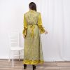 Shannen Dress Satin Old Gold