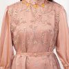 Shannen Dress Satin Rose Dusk