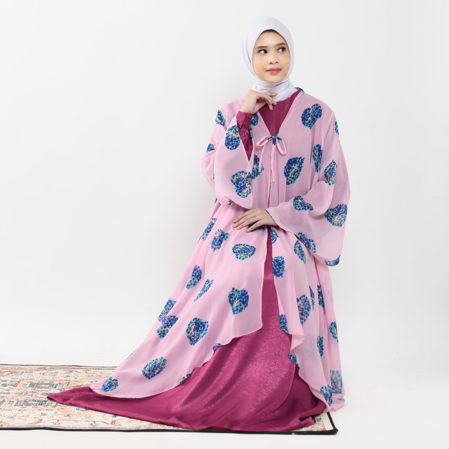 Chana Dress silk with outer sifon