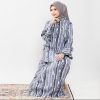 Eshal dress crinkle motif