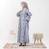 Eshal dress crinkle motif