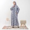 Eshal dress crinkle motif
