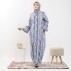 Eshal dress crinkle motif