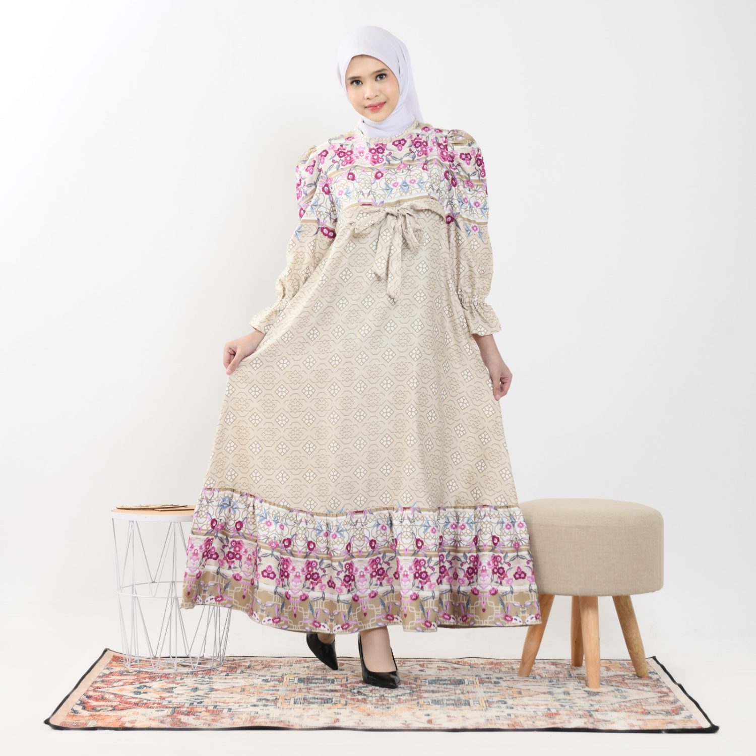 Fhaliha Dress Maxmara motif Luxuary