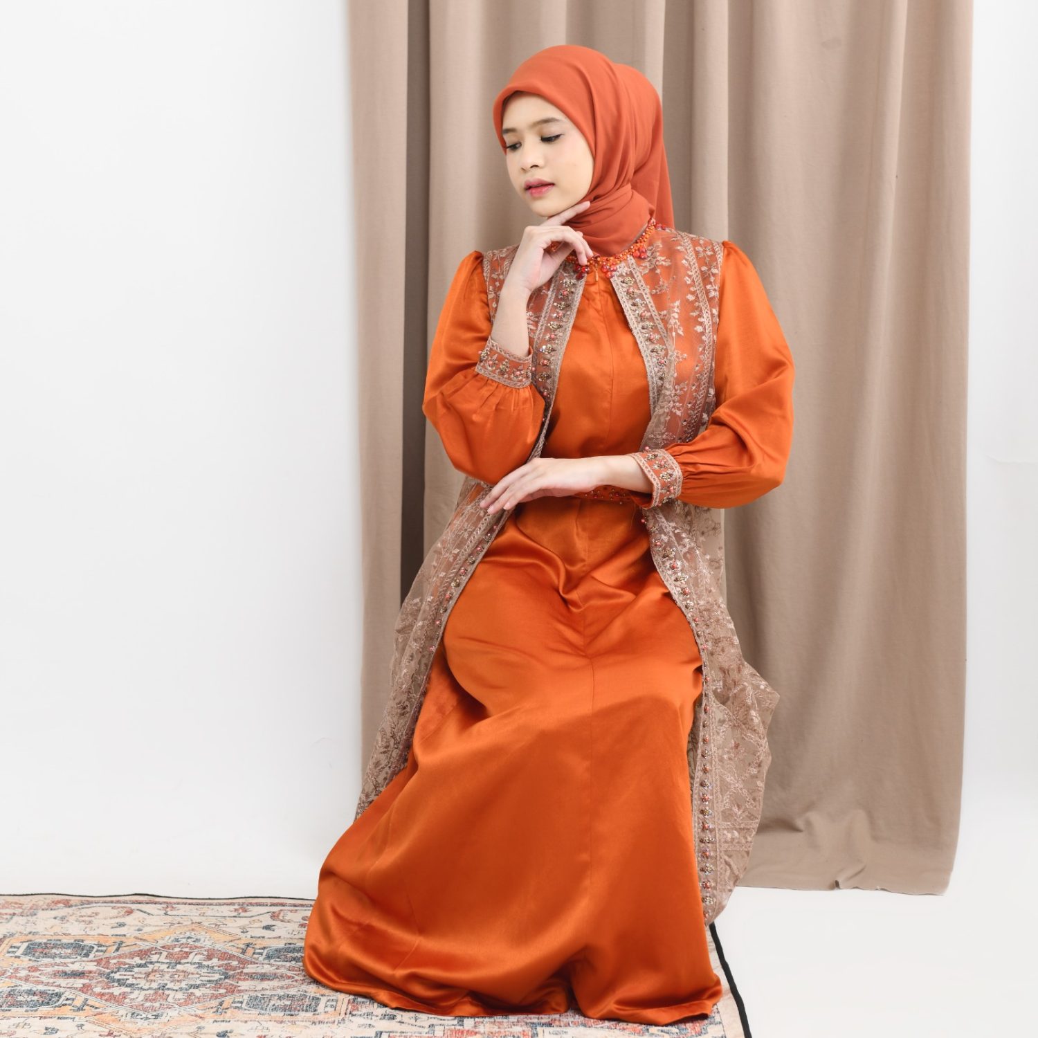 Fildzah Dress Silk Polos