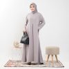 Ghamila Dress Katun Polos