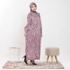 Dress hilyah crinkle motif