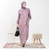 Dress hilyah crinkle motif