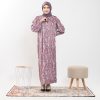 Dress hilyah crinkle motif