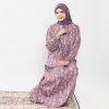 Dress hilyah crinkle motif