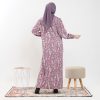 Dress hilyah crinkle motif